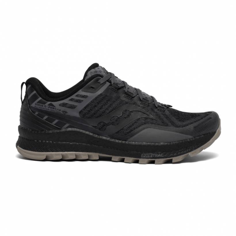 Saucony Xodus 11 Running Shoes Black Gray SS21