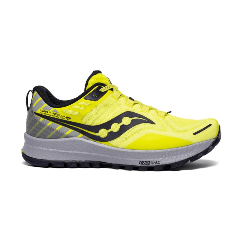 Saucony Xodus 11 Running Shoes Yellow Gray AW21