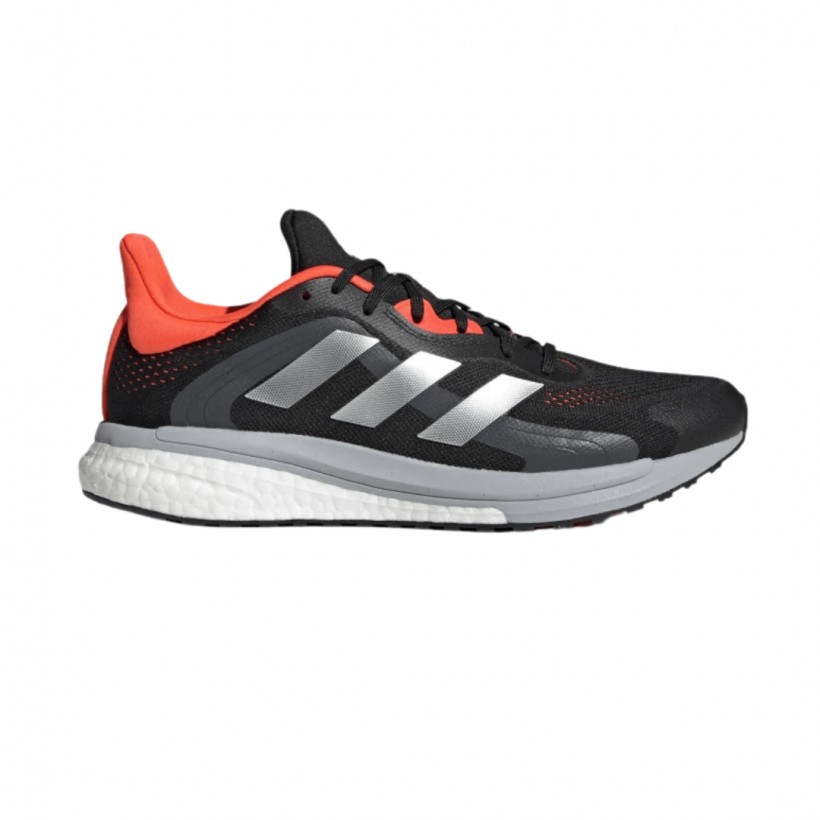 Adidas Solar Glide 4 ST Shoes Black Gray Red AW21