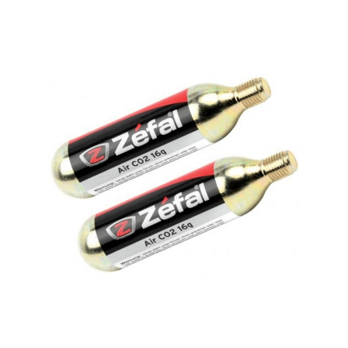 Zefal CO2 16g Compressed Air Cartridge Thread (2 units)