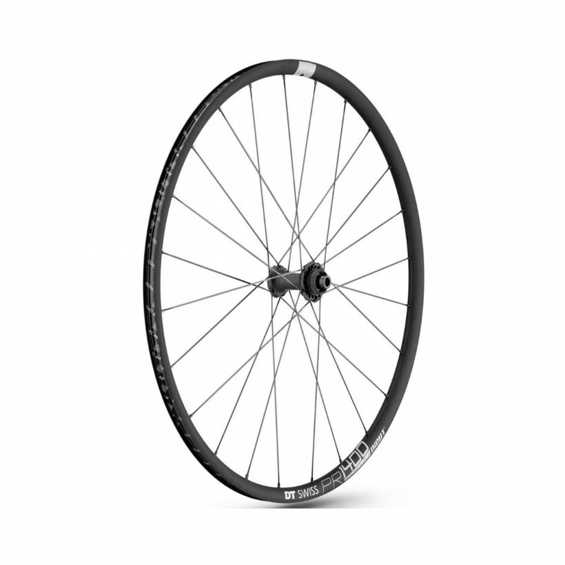 Roue avant DT Swiss PR 1400 Dicut DB 21 12/100 MM Graphit
