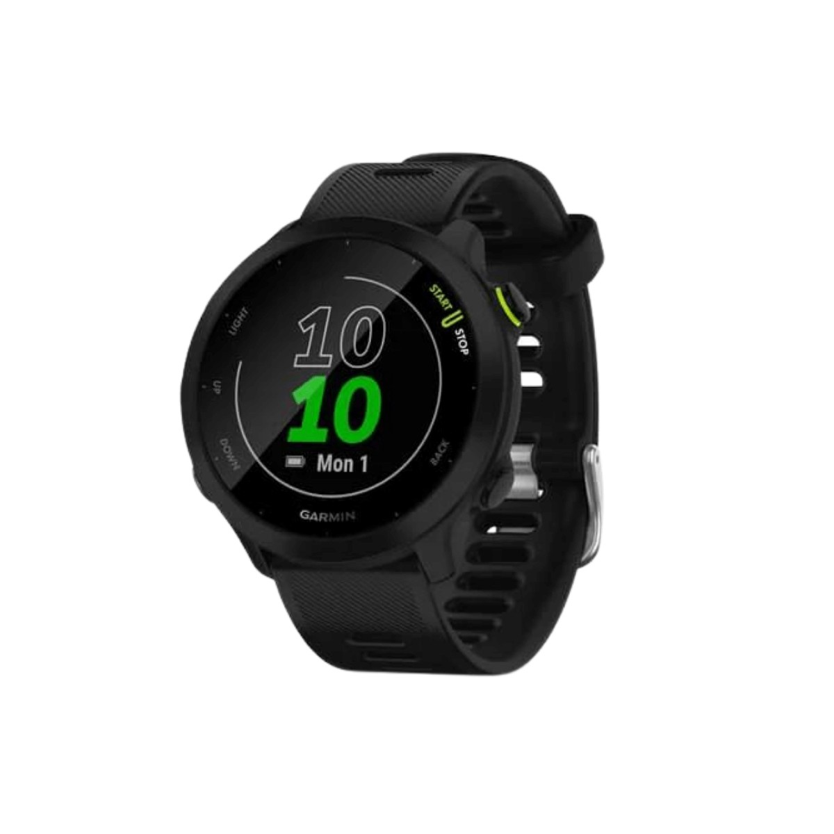 Smart LG G Watch R günstig Kaufen-Garmin Forerunner 55 Schwarz. Garmin Forerunner 55 Schwarz <![CDATA[Garmin Forerunner 55 Schwarz Diese intuitive GPS-Smartwatch ist so konzipiert, dass jeder, unabhängig von seinem Können, seine Statistiken verfolgen und seine Trainingsziele erreichen k