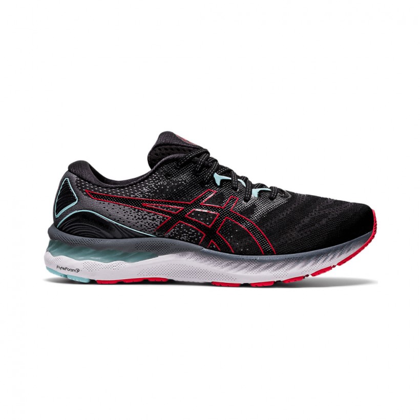 Asics Gel Nimbus 23 Running Shoes Black Red AW21