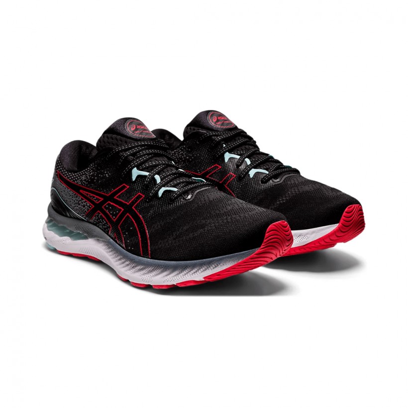 Zapatillas Asics Gel Nimbus 23 Negro Rojo AW21