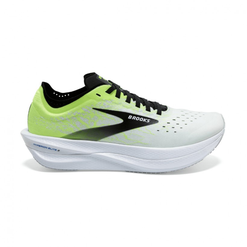 Brooks Hyperion Elite 2 Chaussures Noir Blanc Jaune AW20