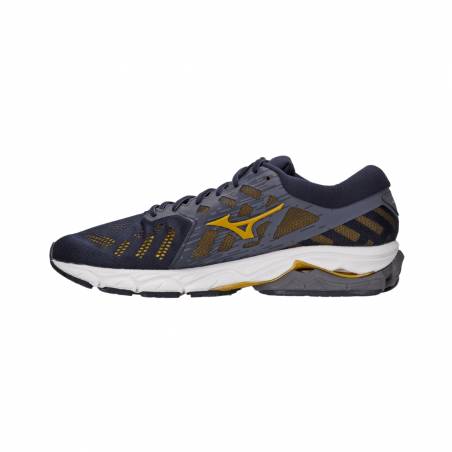 Mizuno Wave Ultima 12 Laufschuhe Dunkelblau Gold AW21