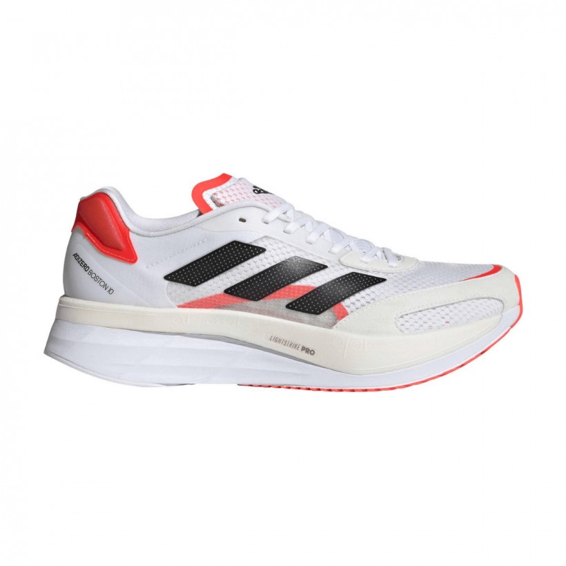 Adidas Adizero Boston 10 Weiß Rot AW21 Turnschuhe