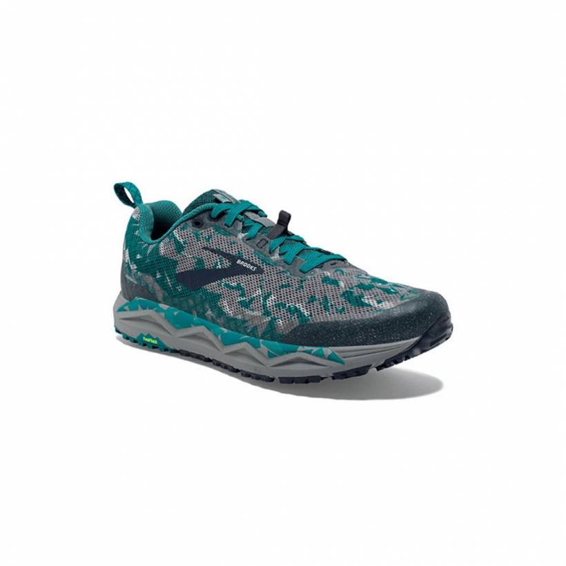 Brooks Caldera 3 Grey Green Blue SS19 Men s Running Shoes