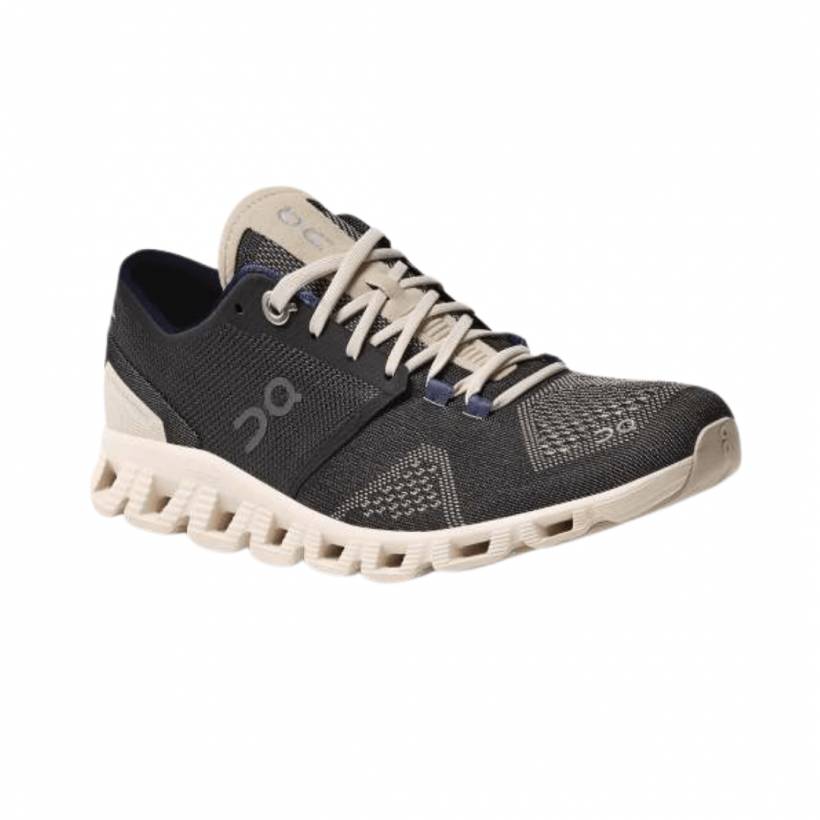 On Cloud X Black Asphalt Woman Shoes