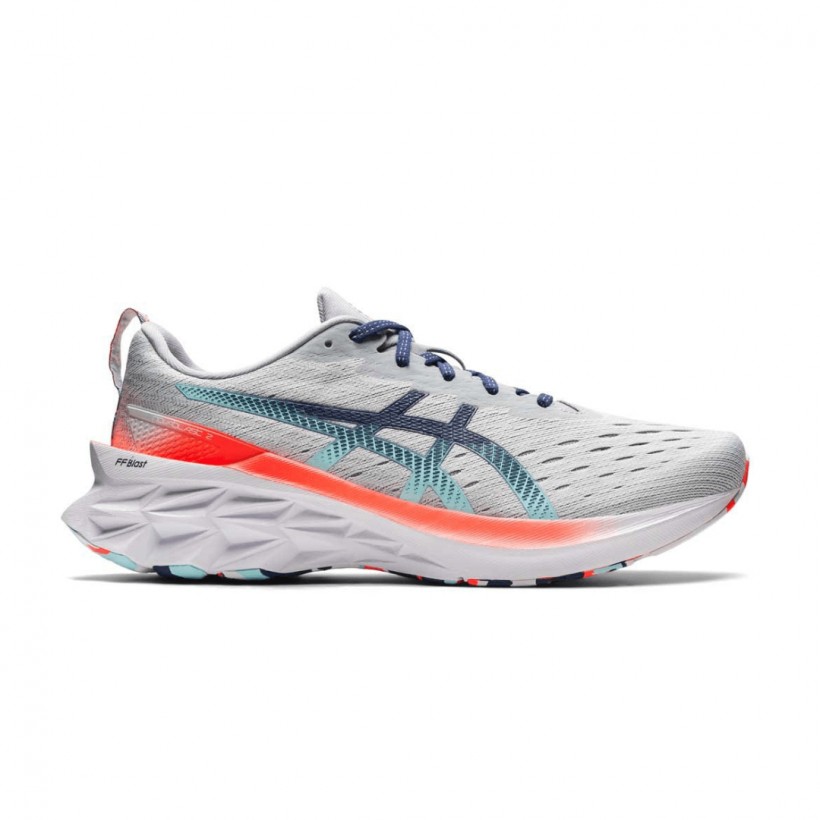 Asics Novablast 2 Running Shoes Gray Blue AW21