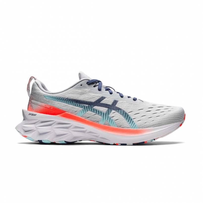 Chaussures de course Asics Novablast 2 Gris Bleu AW21