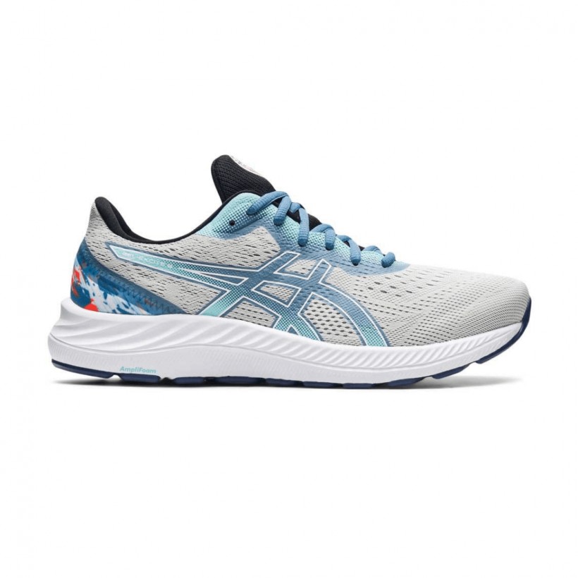 Asics Gel Excite 8 tênis de corrida cinza azul AW21