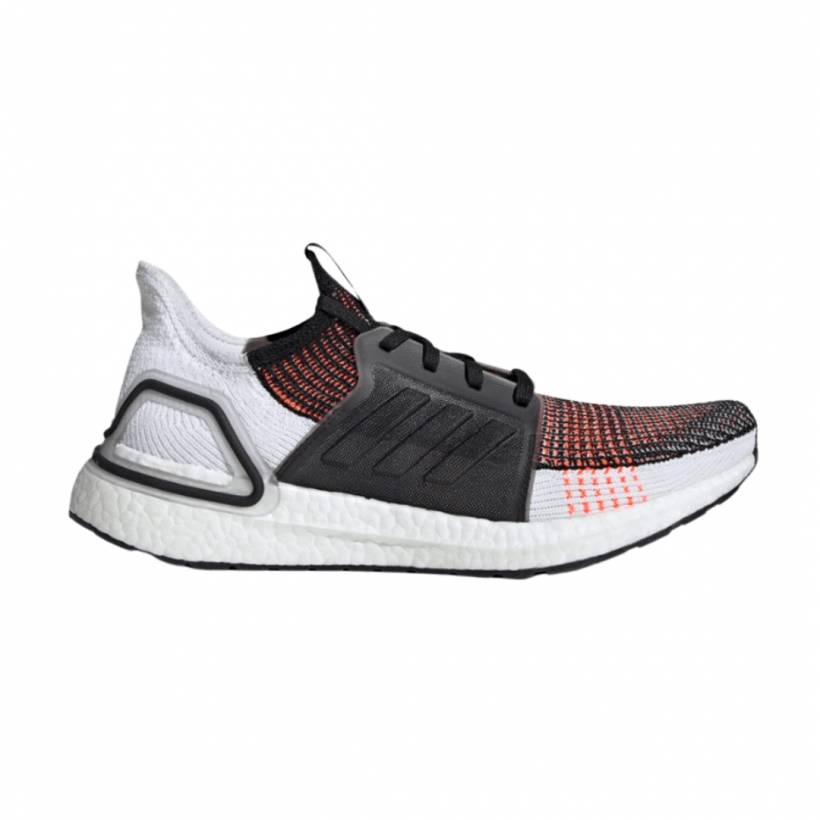 Adidas Ultra Boost 19 Noir Blanc Orange AW19 Chaussures de course pour hommes