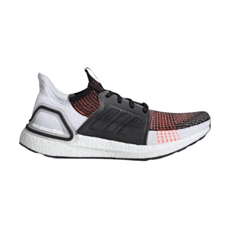Adidas Ultra Boost 19 Men s Running Shoes Black White Orange