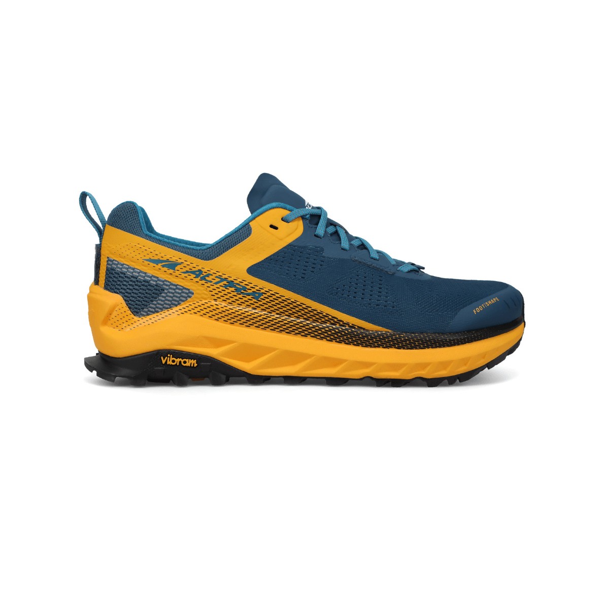 Altra Olympus 4 Shoes Blue Yellow AW21, Size 42 - EUR