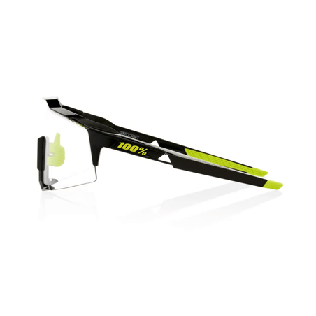 100% S3 Glasses - Gloss Black - Photochromic Lenses