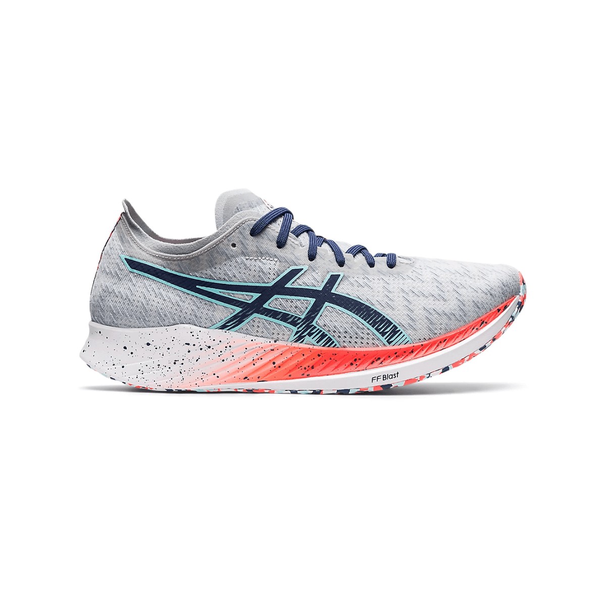 Asics Magic Speed Running Shoes Gray Blue AW21