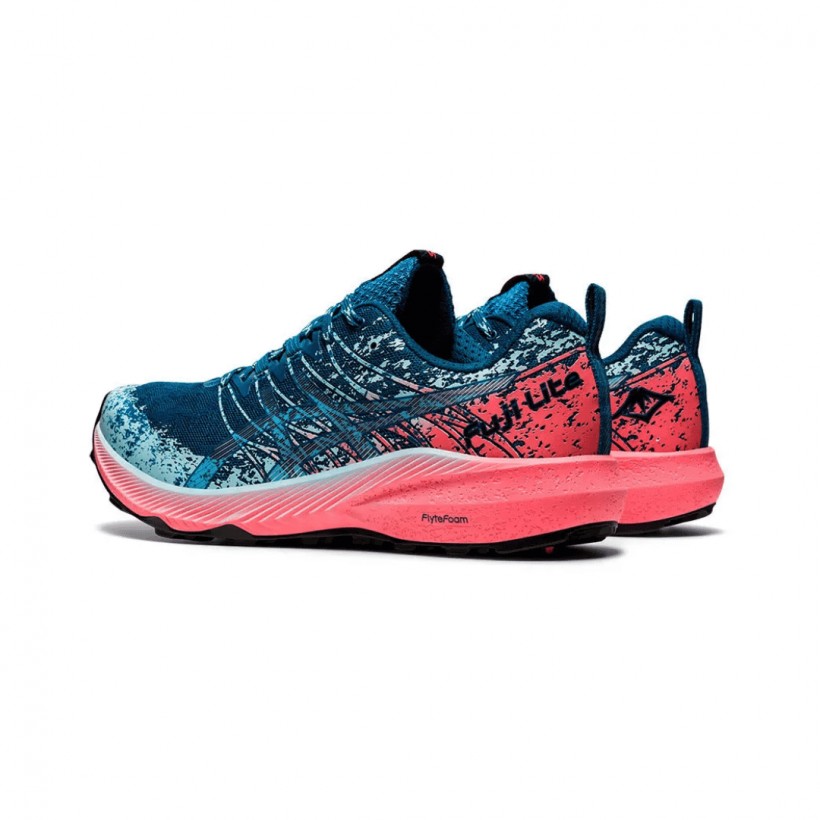 Zapatillas Asics Fuji Lite 2 Azul Rosa AW21 Mujer