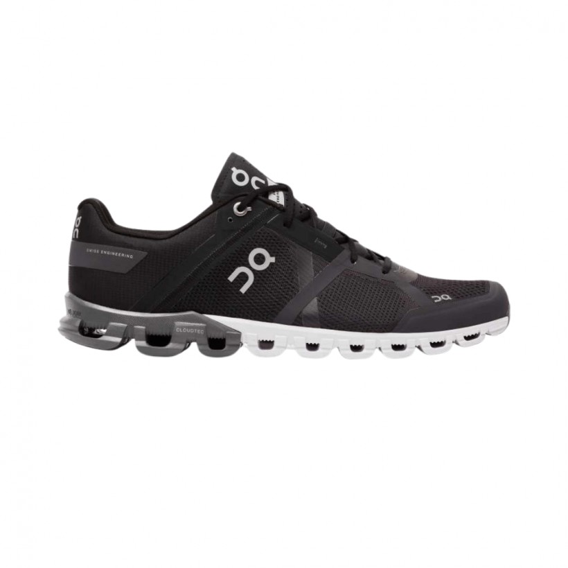 On Cloudflow Black Gray PV20 Men's Shoes