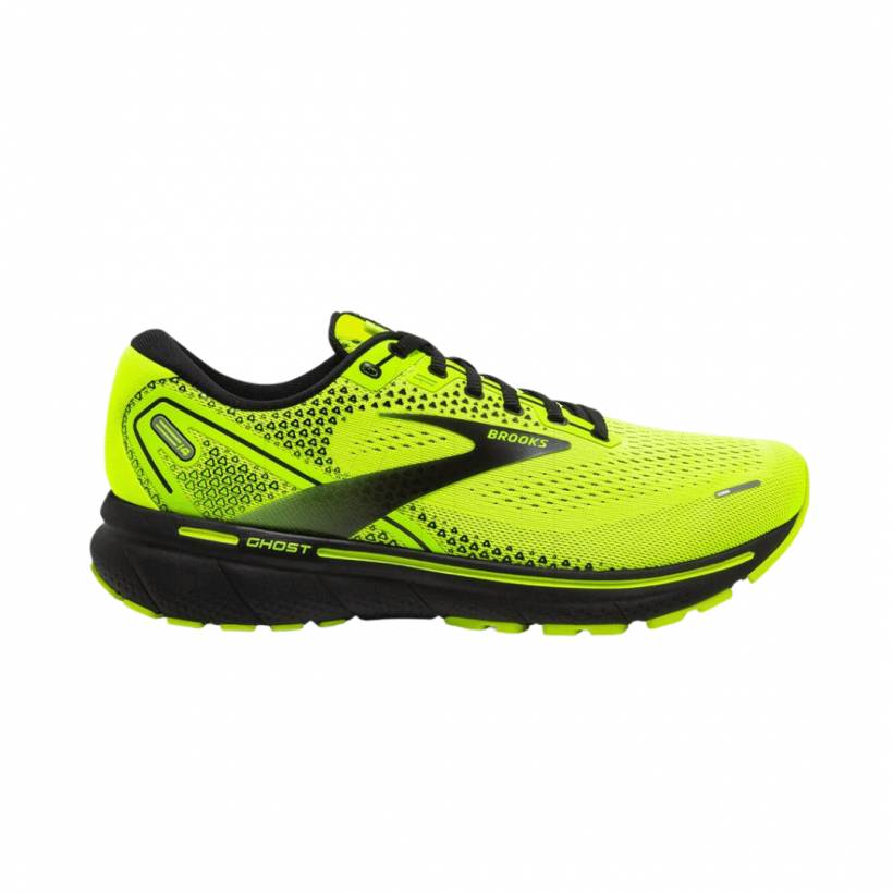Brooks Ghost 14 Jaune Noir AW21 Chaussures