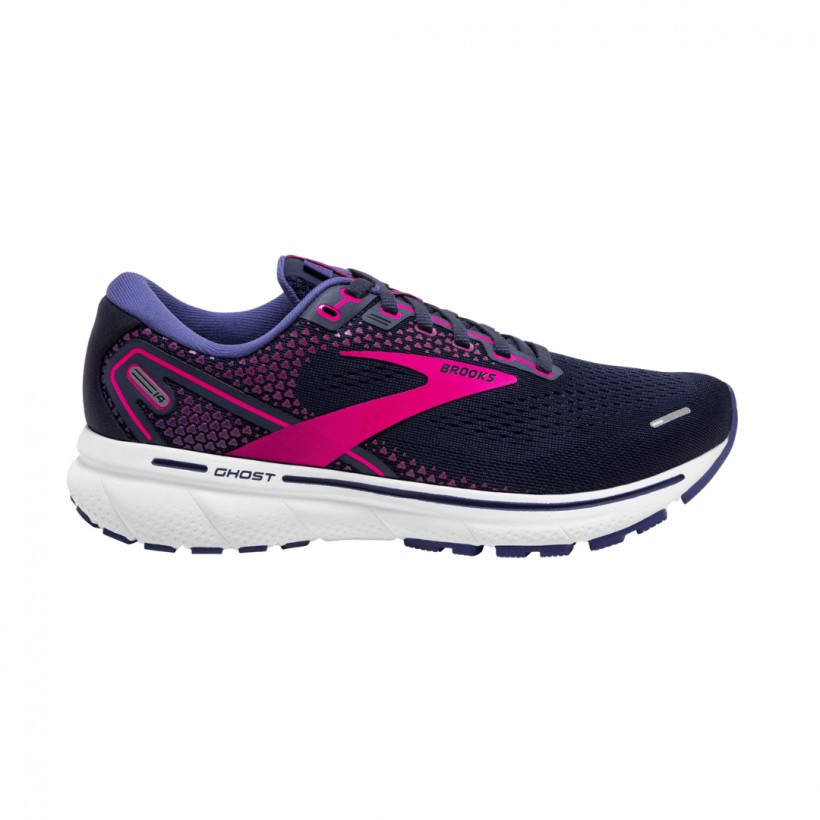 Scarpe da donna Brooks Ghost 14 Nere Blu Rosa AW21