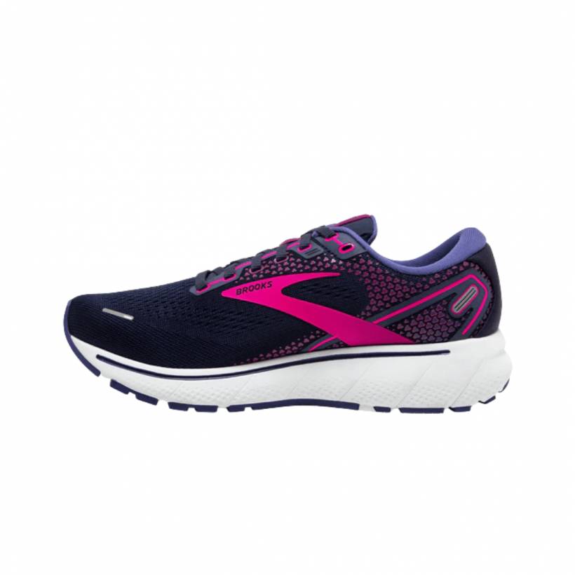 Brooks Ghost 14 Black Blue Pink AW21 Women's Running Shoes