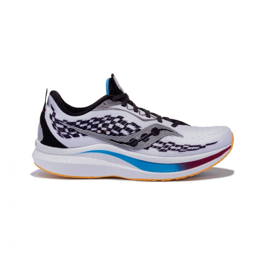 Saucony Endorphin Speed 2 White Black AW21 Running Shoes