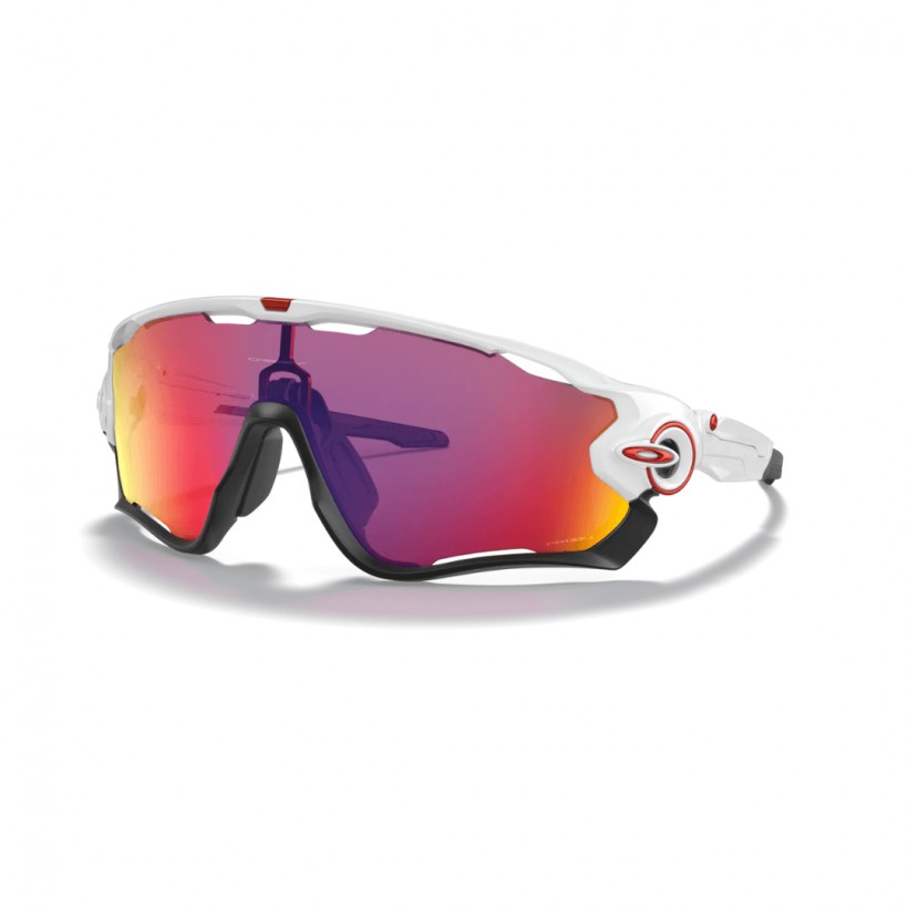 Oakley Jawbreaker Prizm Road White Cycling Glasses