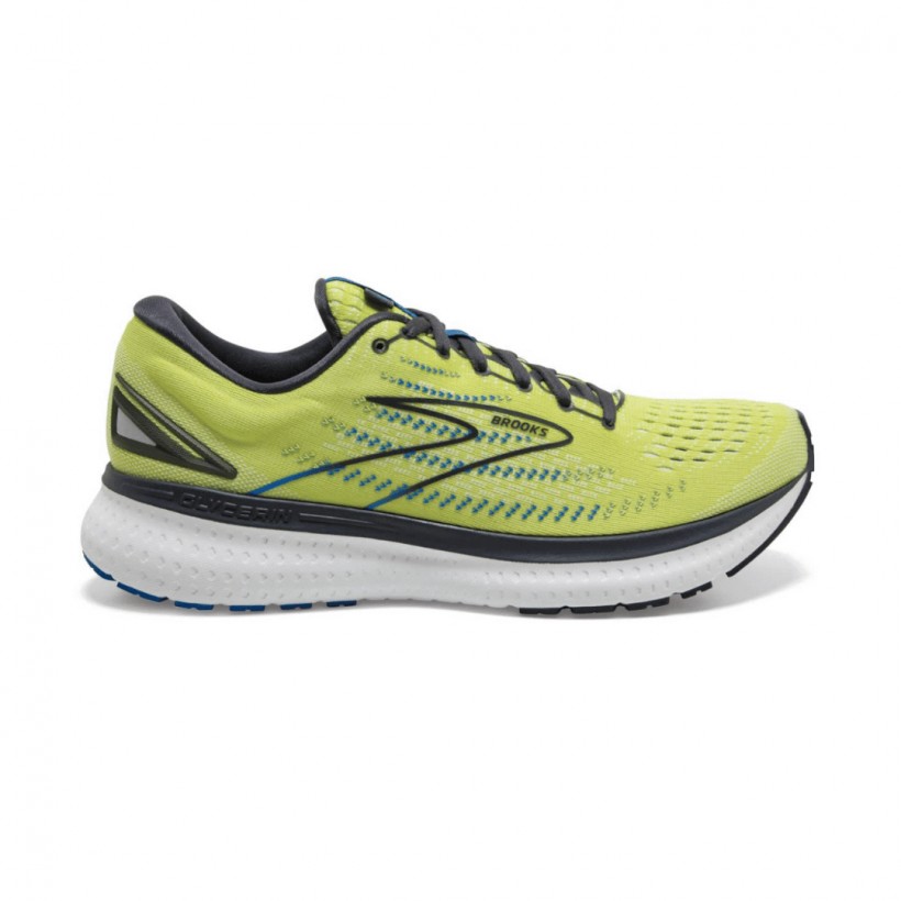 Brooks Glycerin 19 Shoes Yellow Blue AW21
