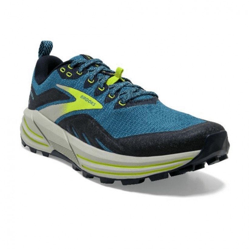 Zapatillas Brooks Cascadia 16 Azul Amarillo Blanco AW21