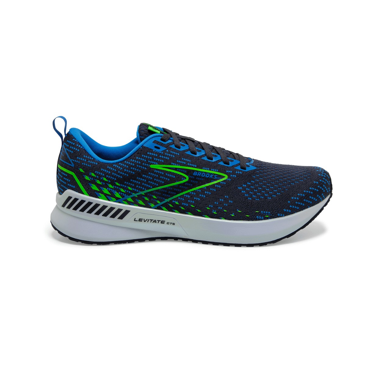Brooks Levitate GTS 5 Shoes Blue Green AW21, Size 42,5 - EUR