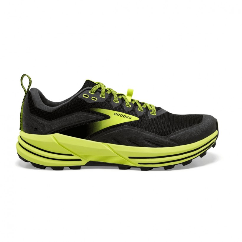 Brooks Cascadia 16 Shoes Black Yellow AW21