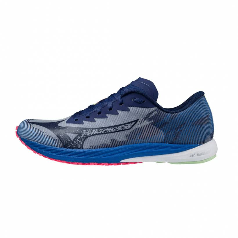 Sapatos masculinos Mizuno Wave Duel 3 Azul Rosa AW21