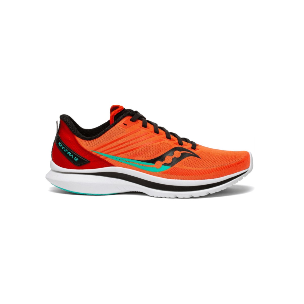 Saucony Kinvara 12 Shoes ViziPro Solar Red, Size 47 - EUR