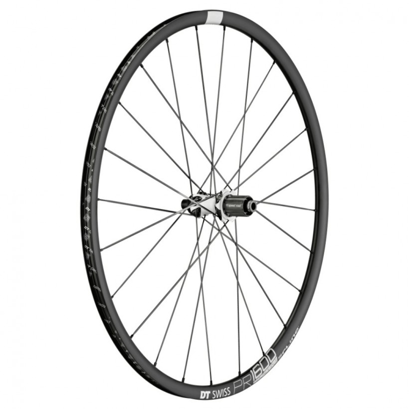 DT Swiss PR 1600 Spline DB 23 Center Lock Asse passante 12/100 mm Ruota posteriore