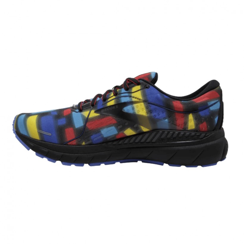 Brooks Adrenaline GTS 21 Schuhe Schwarz Rot Blau AW21