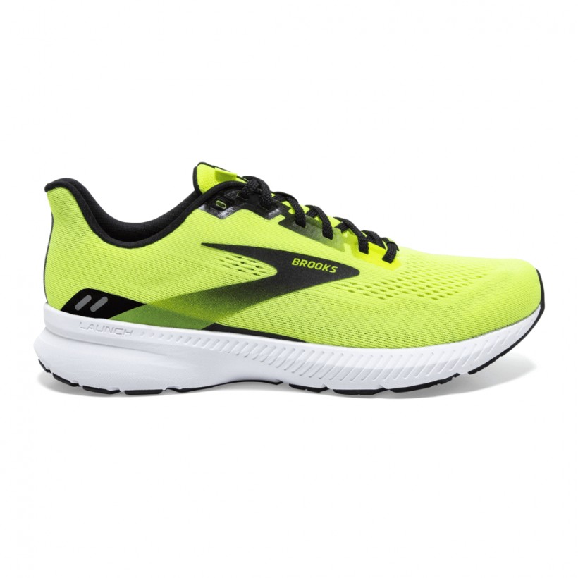 Brooks Launch 8 Shoes Yellow Black White AW21