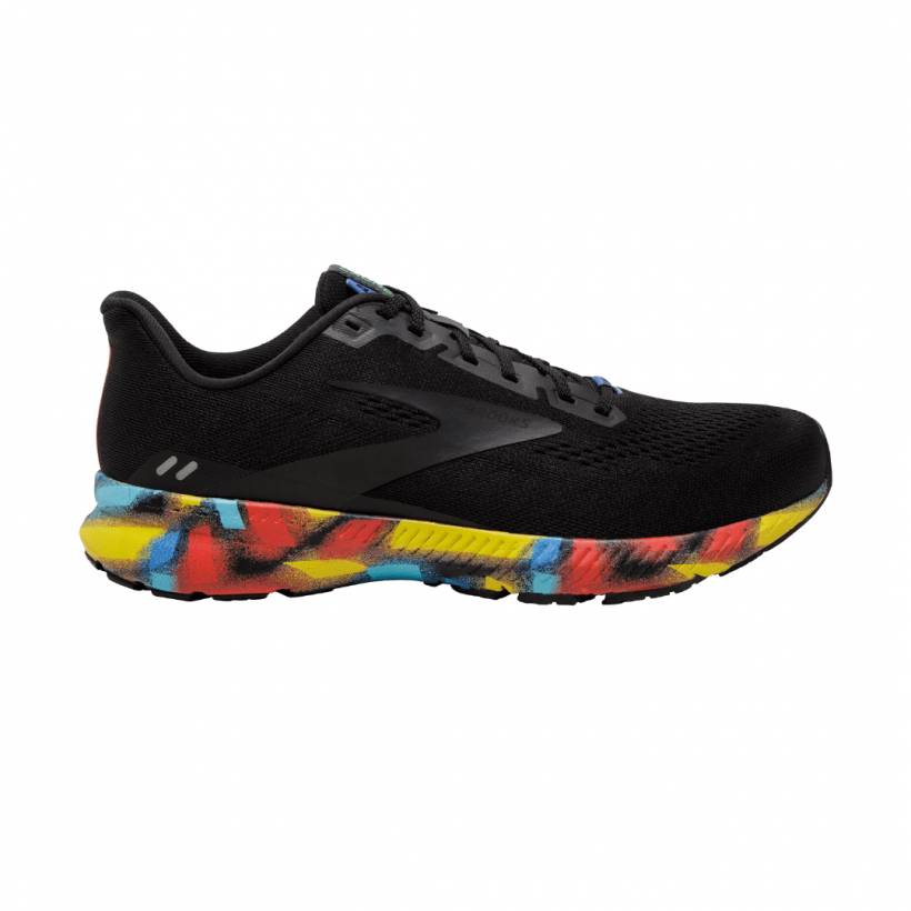 Zapatillas Brooks Launch 8 Negro Rojo Azul AW21