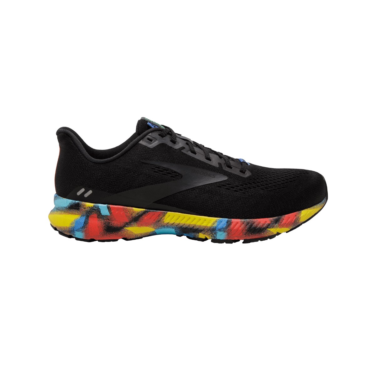 Chaussures Brooks Launch 8 Noir Rouge Bleu AW21