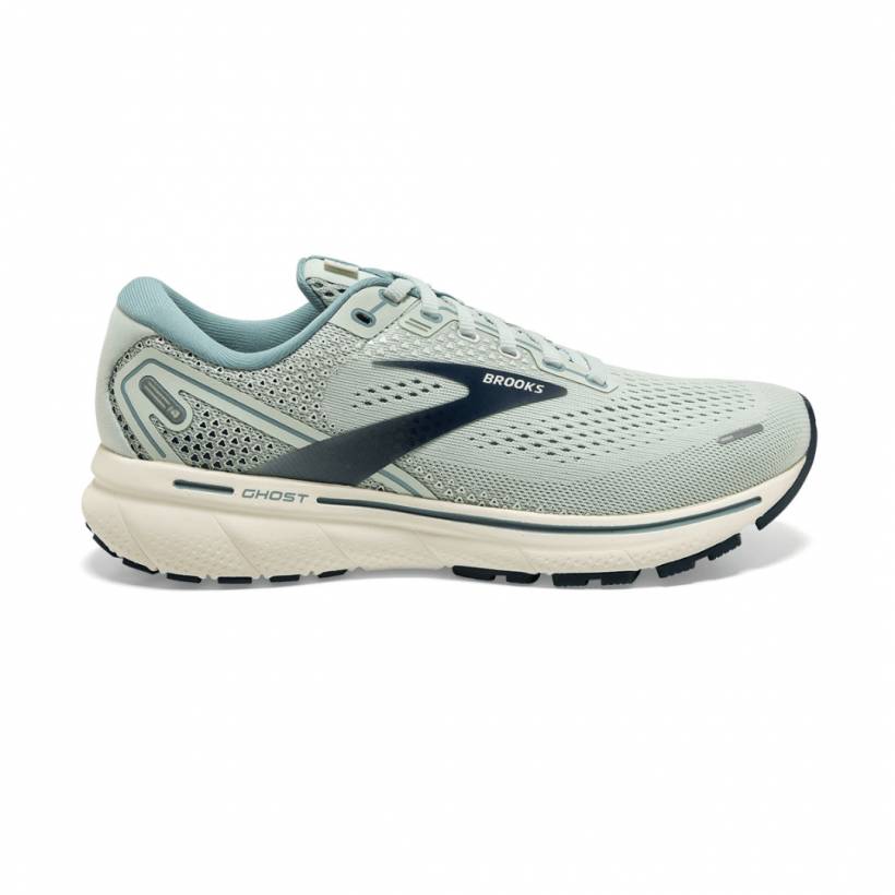 Chaussures Femme Brooks Ghost 14 Bleu Foncé Bleu Clair AW21