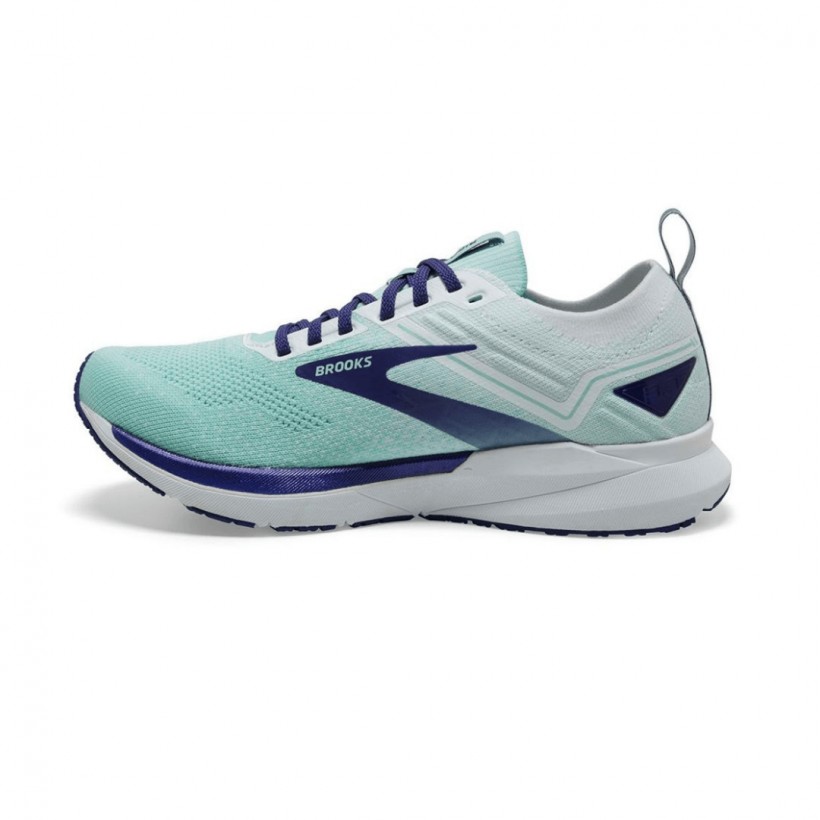 Brooks Ricochet 3 White Light Blue Purple AW21 Women's Sneakers