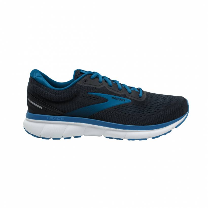 Zapatillas Brooks Trace Negra Azul Naranja AW21