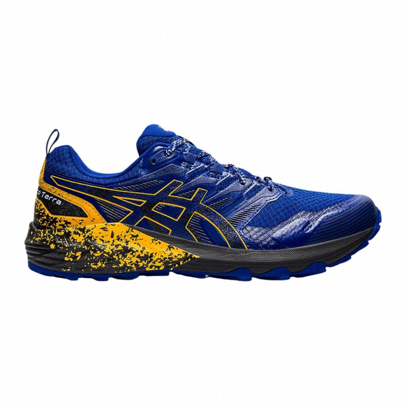 Tênis Asics Gel Trabuco Terra Azul Amarelo AW21