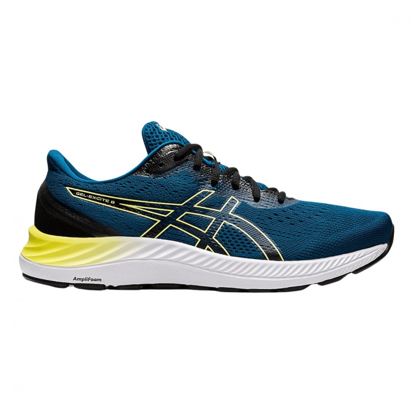 Chaussures De Course Asics Gel Excite 8 Bleu Jaune AW21