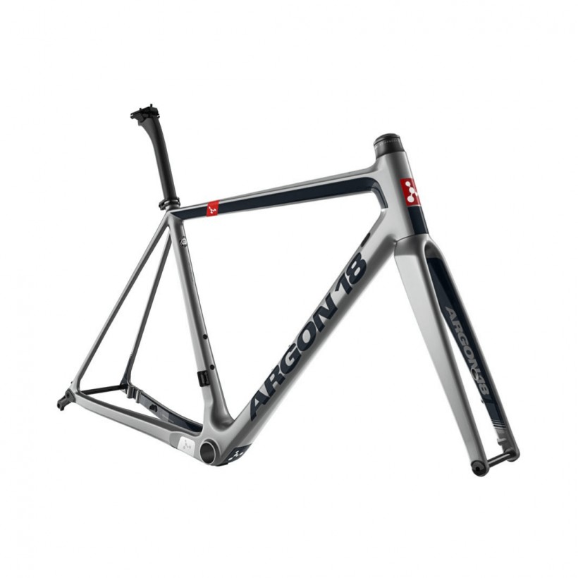 ARGON 18 E-118 Pro Scheibenrahmen & Gabel Set 2020 Schwarz Blau