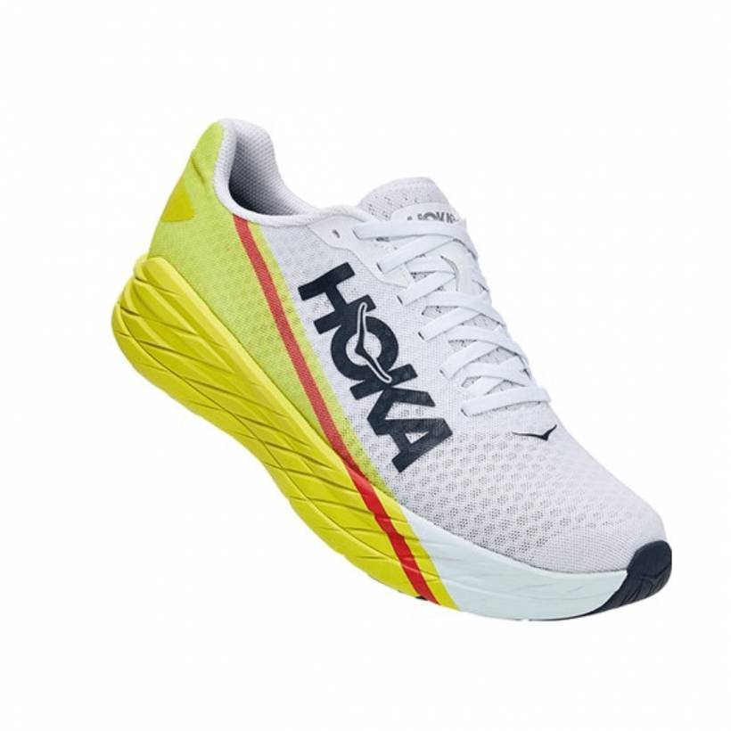 Buty Hoka One One Rocket X Białe Żółte AW21