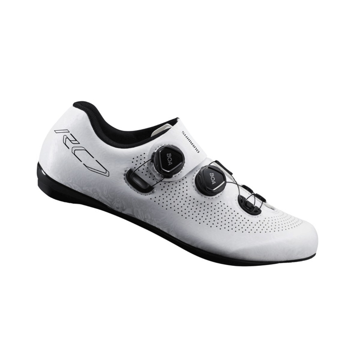 Pase para saber A la meditación Silla Zapatillas Shimano RC7 Blanco Negro