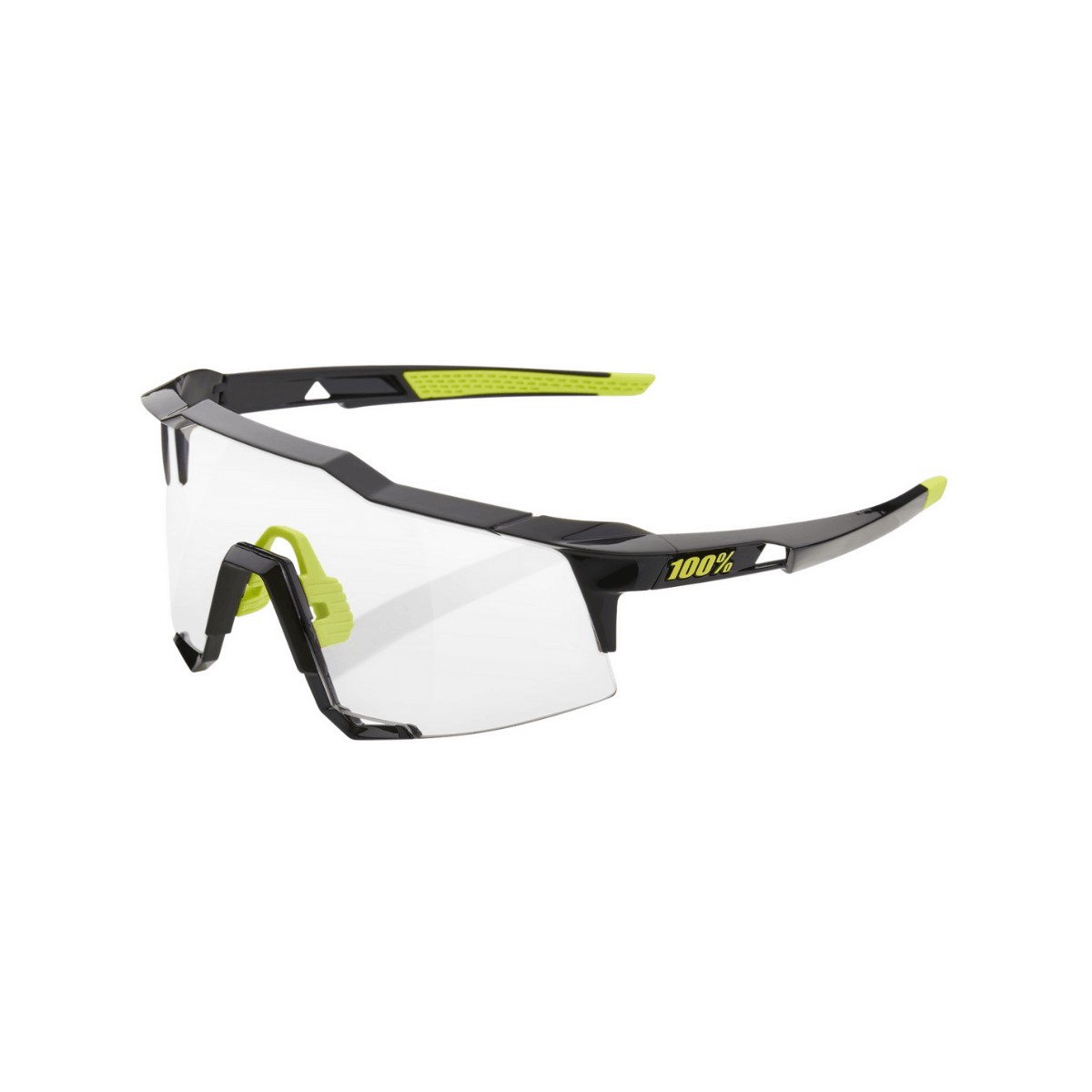 Photos - Sunglasses Glasses 100 Speedcraft Black Gloss Photochromic Lenses 61001-802-01