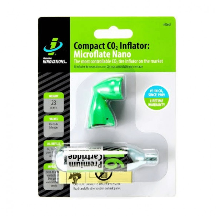 Compact CO2 Inflator : Microflate nano CO2-16 gr