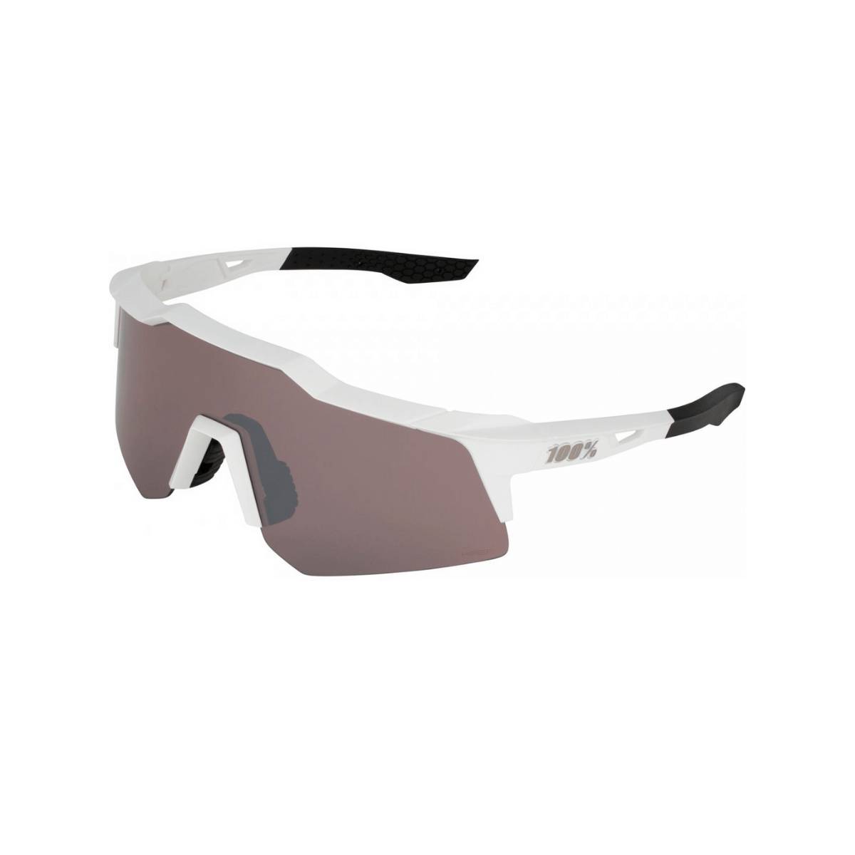 MIRROR  günstig Kaufen-Brille 100% Speedcraft XS Mattweiß HiPER Silbergläser. Brille 100% Speedcraft XS Mattweiß HiPER Silbergläser <![CDATA[Brille 100% Speedcraft XS Mattweiß HiPER Silbergläser Die 100% Speedrcaft XS Hiper Mirror Sportbrille hat einen kle